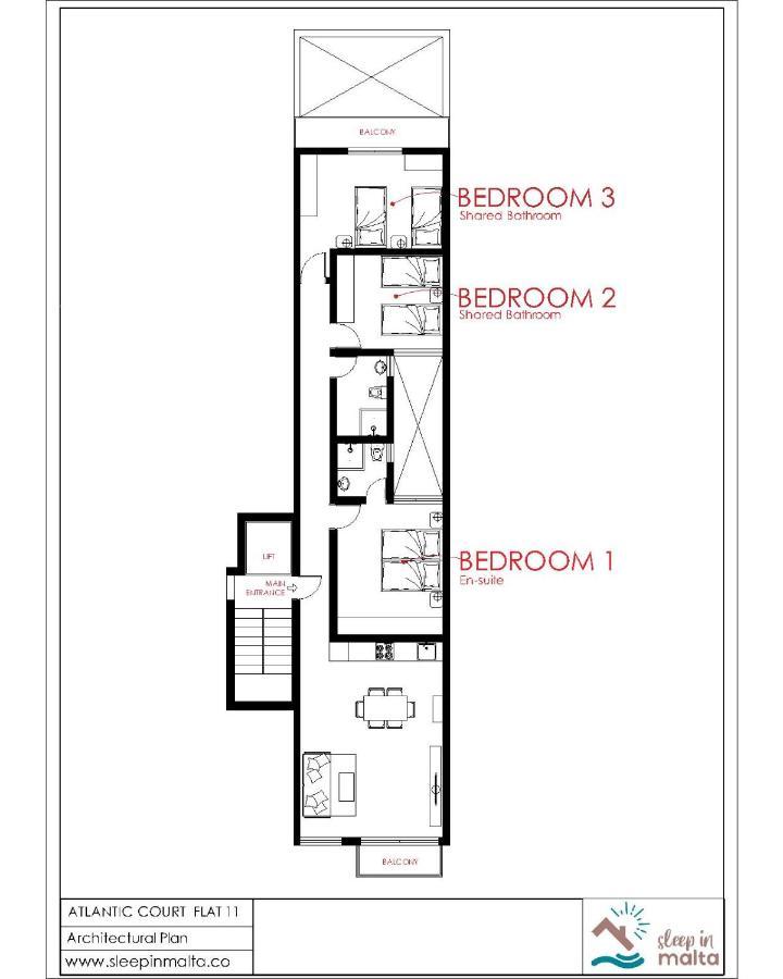 F11 Room 2, Private Room Two Single Beds Shared Bathroom In Shared Flat مسيدا المظهر الخارجي الصورة